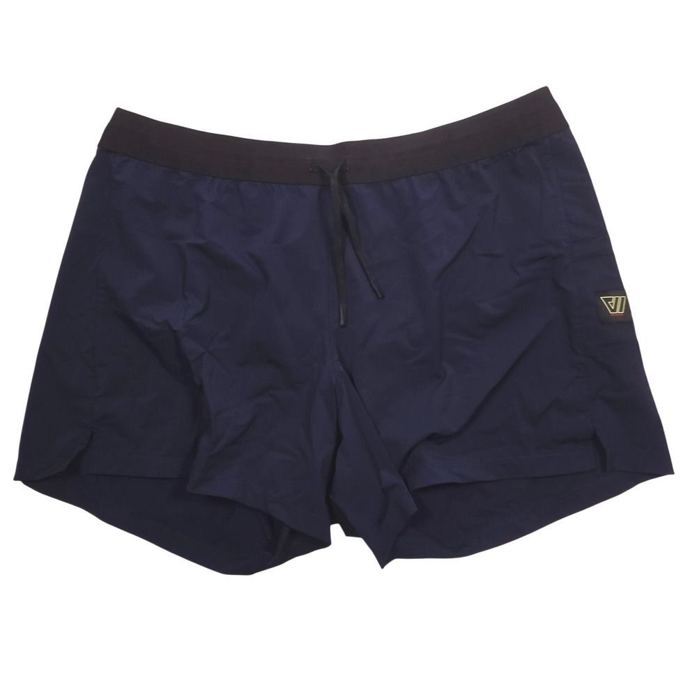 WOLACO North Moore Athletic Shorts Mens XXL Navy Blue 5" Inseam Training